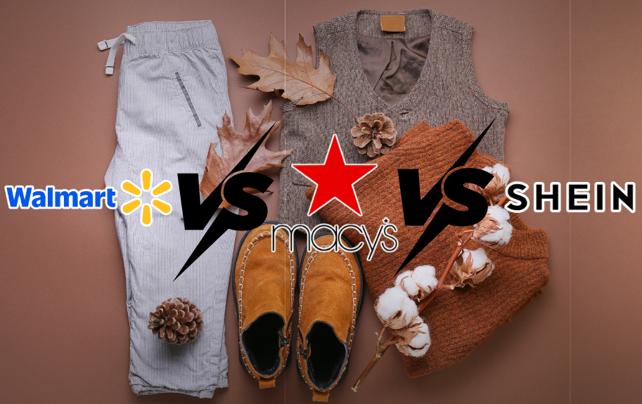 Walmart vs Macy's vs Shein Side-by-Side Comparison